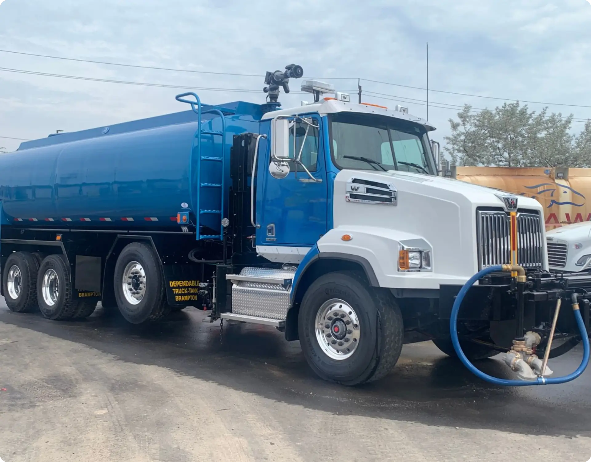 water tanker truck repair